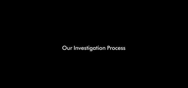 Investigation process
