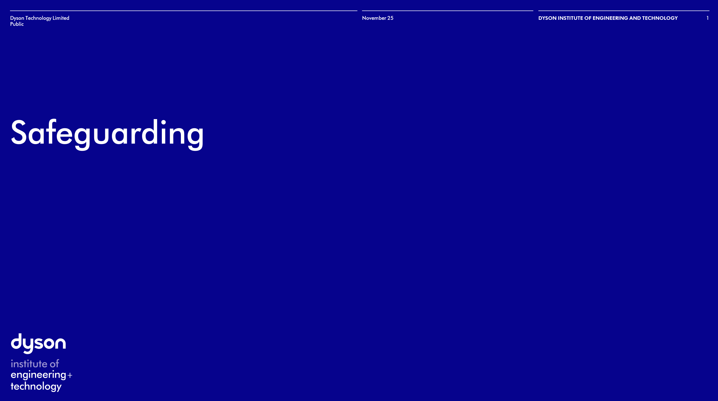 Safeguarding