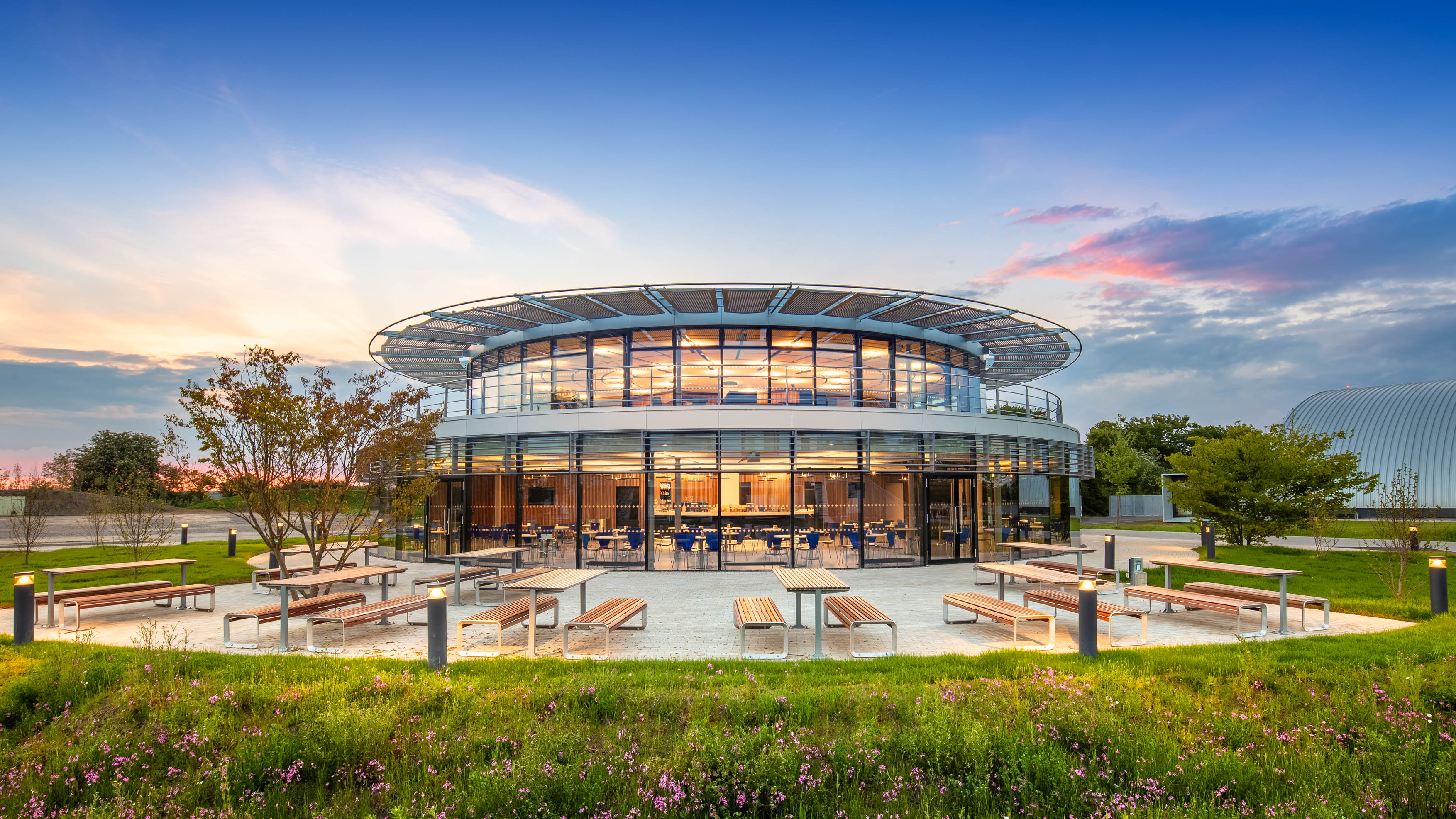 DIET 2019May 035 RGB Roundhouse Exterior Sunset IMG3935 HDR 4 A4 Mix 2