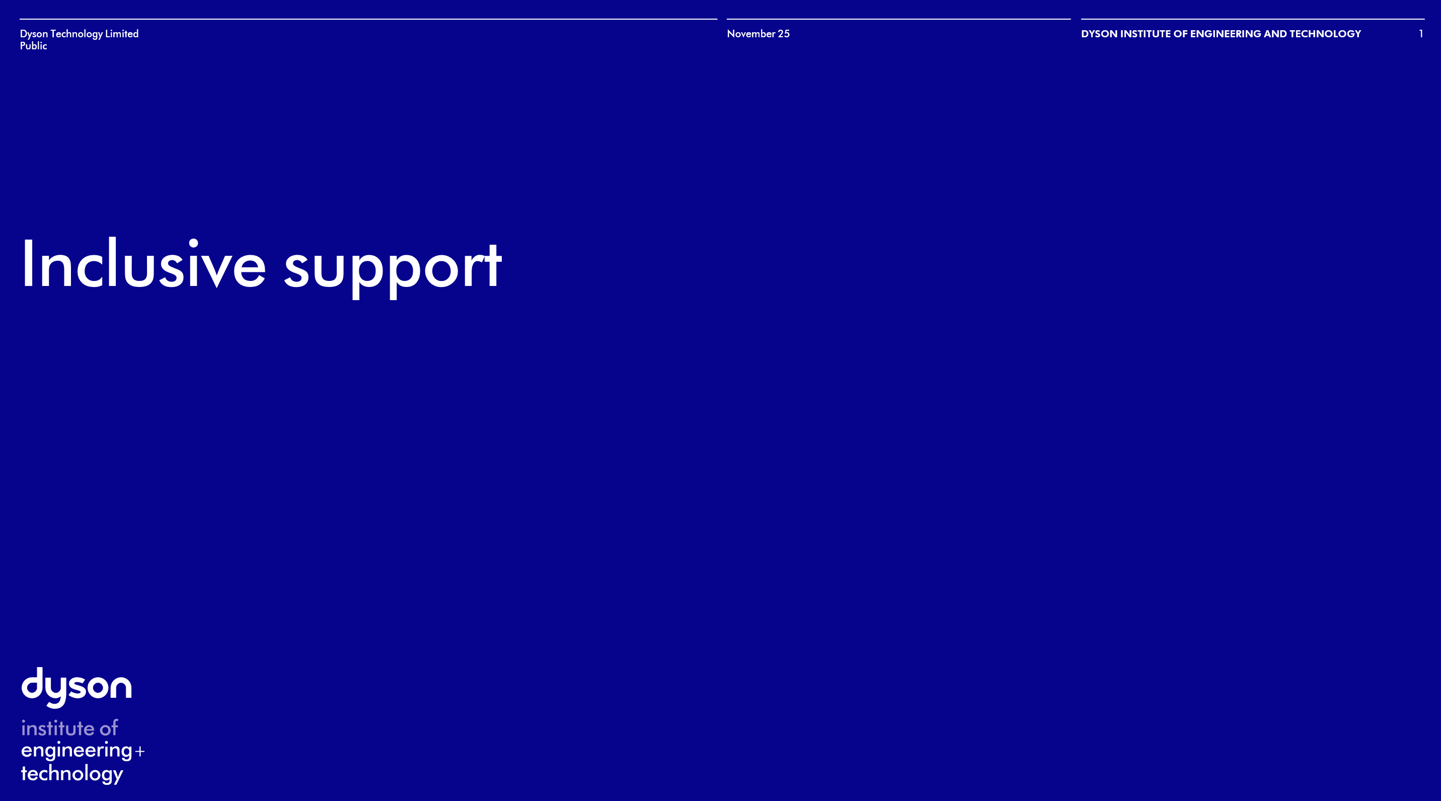 Inclusive support